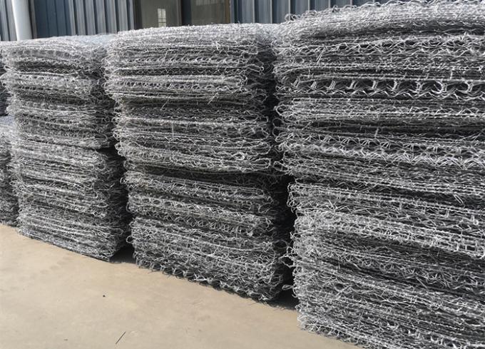 апертура корзины 8x10cm сетки 2.7mm сплетенная Galfan шестиугольная Gabion 1