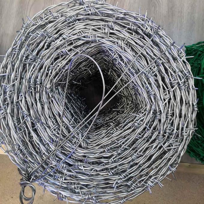 4 пункта HBGB 16x16 гальванизировали колючую проволоку высокоомную 0