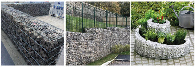 Гальванизированная сетка Galfan 50×50mm сваренная Gabion для конструировать подпорную стенку загородки 2