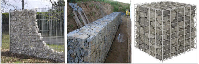 Galfan покрыло сваренную подпорную стенку коробок провода 200x100x50 сетки 4mm Gabion 1