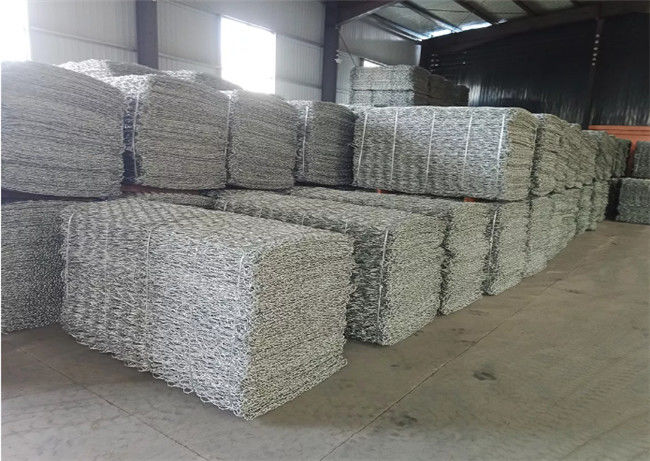 тройка корзин сетки 3mm Gabion сверхмощная переплела шестиугольную сплетенную гальванизированную сталь 1