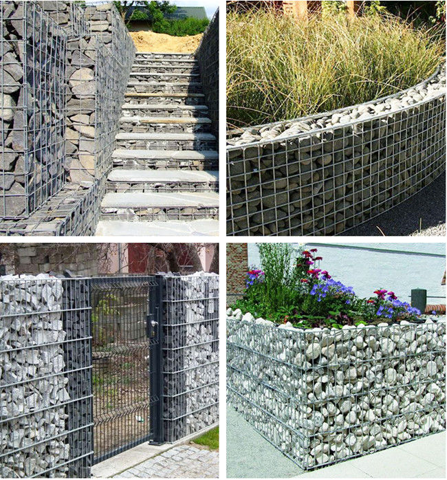95% Zic сварило шнуровать провод на корзины Gabion 1x1x0.5m 5x10cm 2