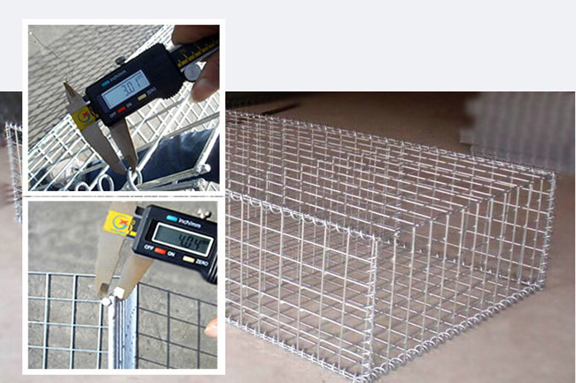 Тяжело гальванизированный утес сваренной сетки заполнил Gabions 75×75mm Rustproof 0