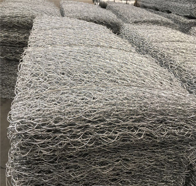 утес 2x1x1m сплетя гальванизированную коробку Gabion для каменной подпорной стенки 2