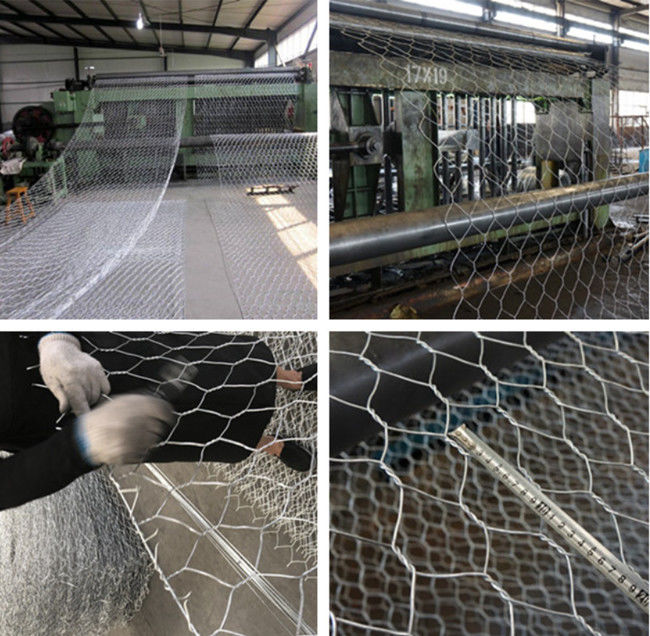 аттестованный речной берег 2m x 1m x 0.5m гальванизировал Iso 9001 коробки Gabion 0