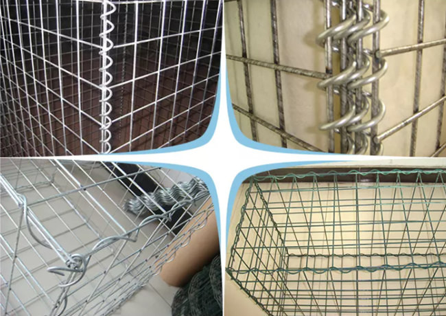 Камень арретирует отверстие см датчика провода 5x5 Gabion 4mm сваренной сетки стены 1