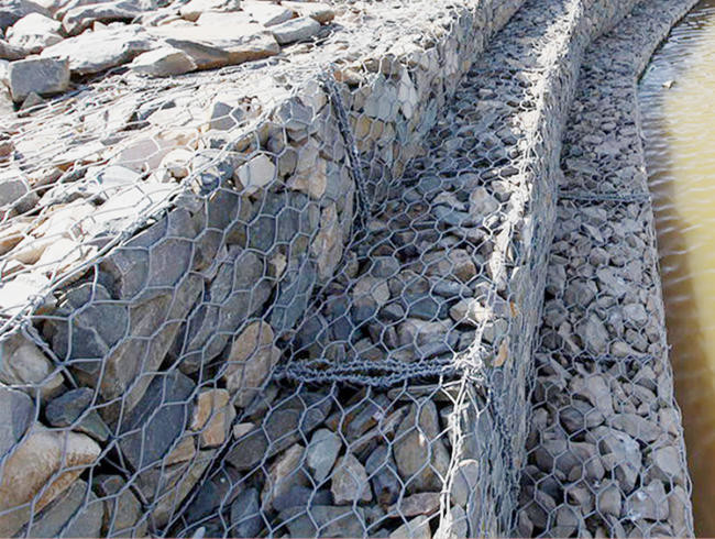 Pvc 4mm покрыл тюфяк Gabion Reno отверстие 80mm x 100mm 1