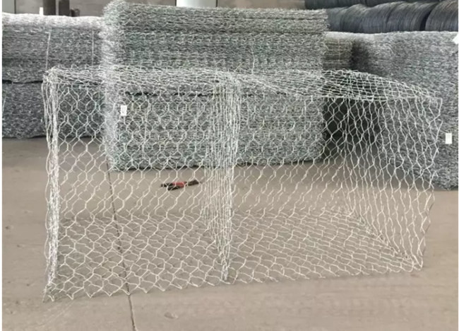 шестиугольная коробка Znal Galfan Gabion отверстия 4x2x0.3 покрыла подпорную стенку ячеистой сети железной проволоки 0