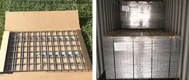 1 x 1 x 1 гальванизированная m коробка Gabion сварила каменные корзины утеса для подпорной стенки 0